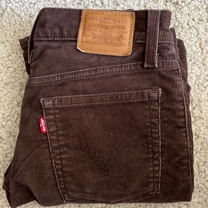 Levi’s wedgie corduroy pants